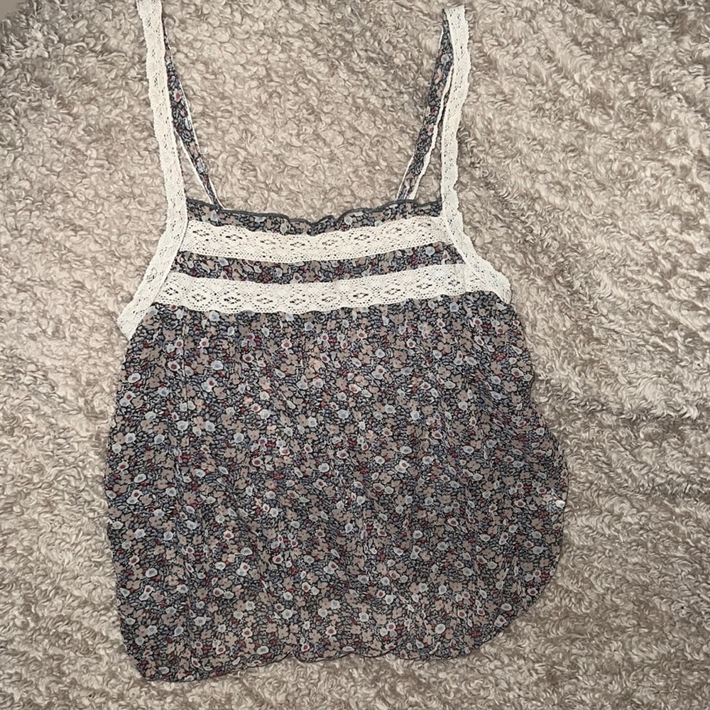 AMERICAN eagle tank top floral